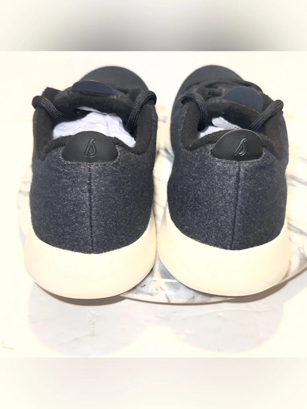 Brand New Allbirds Wool Dasher NZ Men's Size 12 Natural Black White Sole